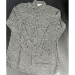 One Teaspoon NWOT Man The Classic Ace Collared Shirt in Black Small‎ MSRP $145